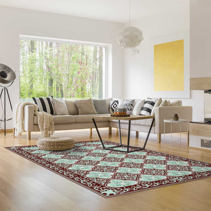 Bynoe Geometric Kitchen Mat, Rectangular 136 x 203cm