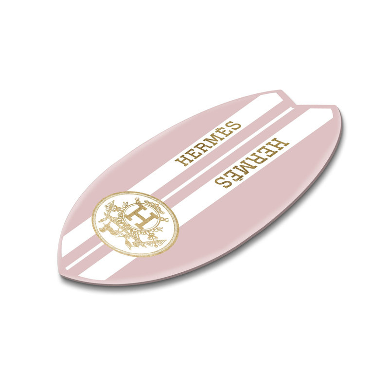 French Skimboard Blush Acrylic by Oliver Gal