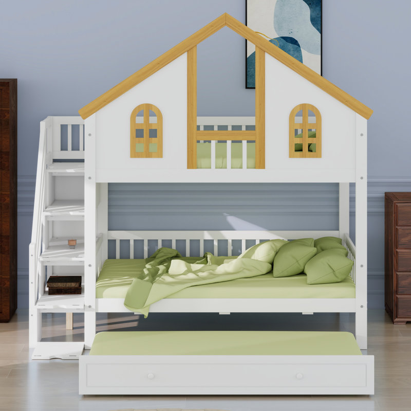 Lit superposé avec lit gigogne Adventure House