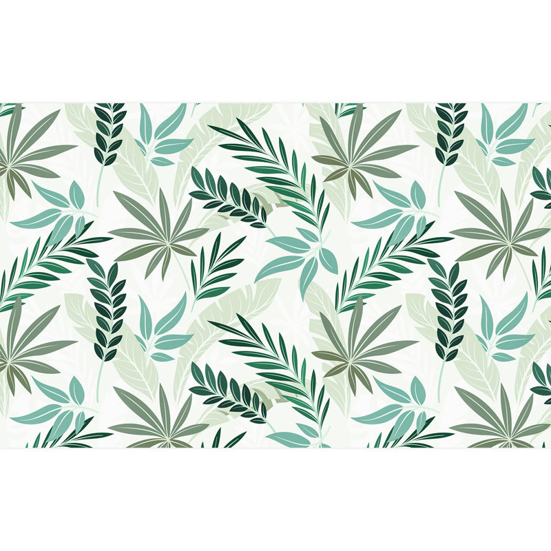 Bordure florale pelez et collez, L 120 po x l 192 po