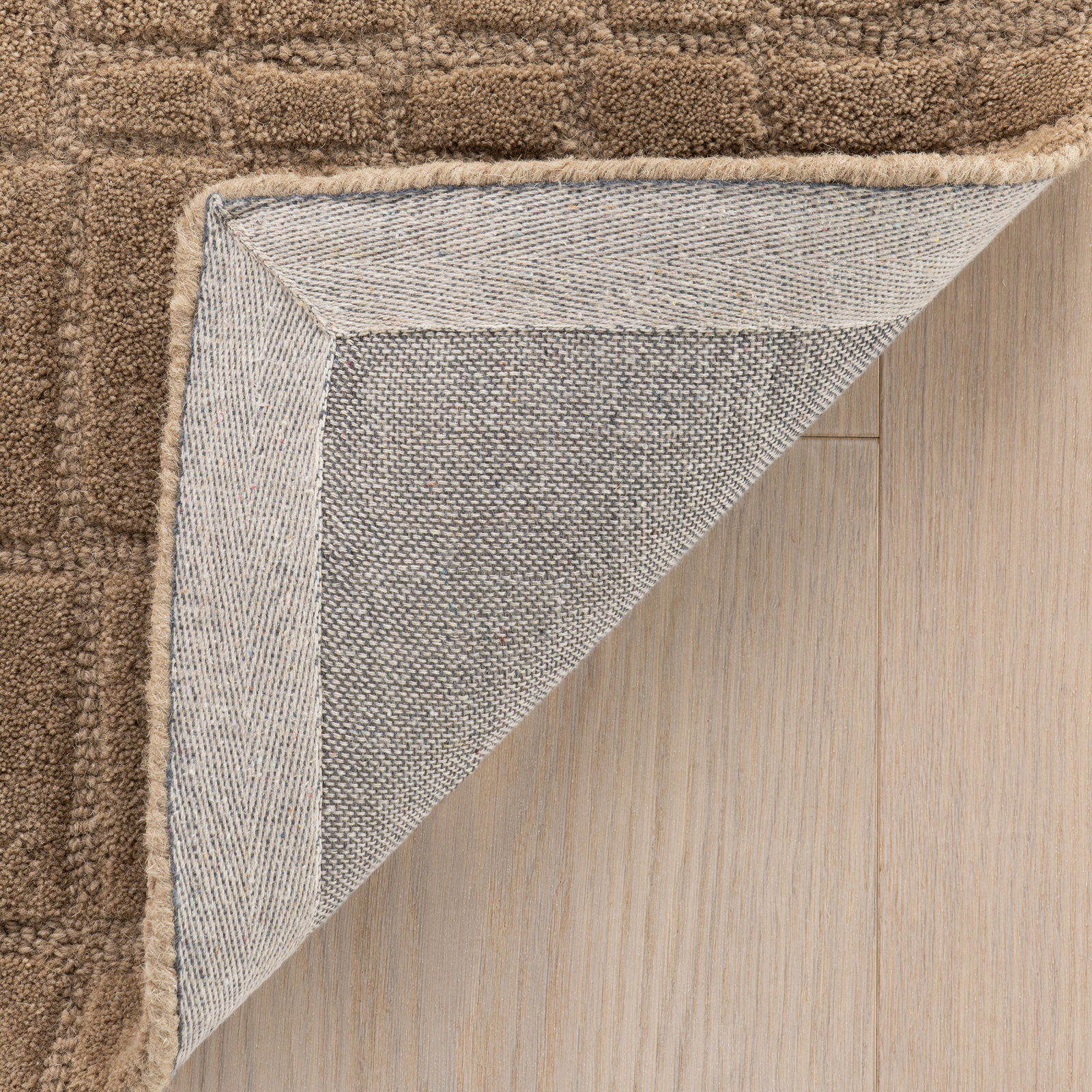 Textured Hand-Woven Abstract Rug, Rectangle 5' x 8'