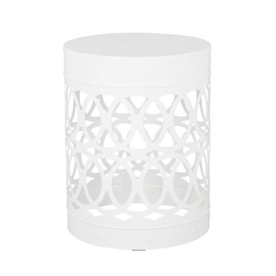 Outdoor Metal S/2 End Table