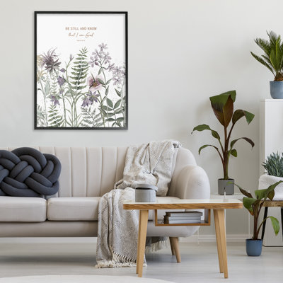 «Be Still and Know Botanicals», estampe numérique, conception de Cindy Jacobs