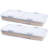 Under Bed Rolling Storage, 39.8x20.1x5.9 Inch, 2 Pack, Extra Capacity, - Sealing Lid, Stackable Vertically Storage With Wheels, Holds Heavy Items, Construction, Lockable