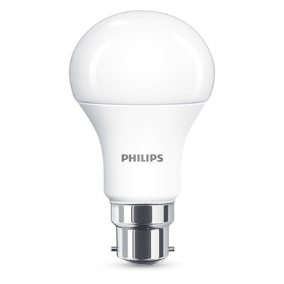 Philips LED Frosted B22 Bayonet Cap Warm White