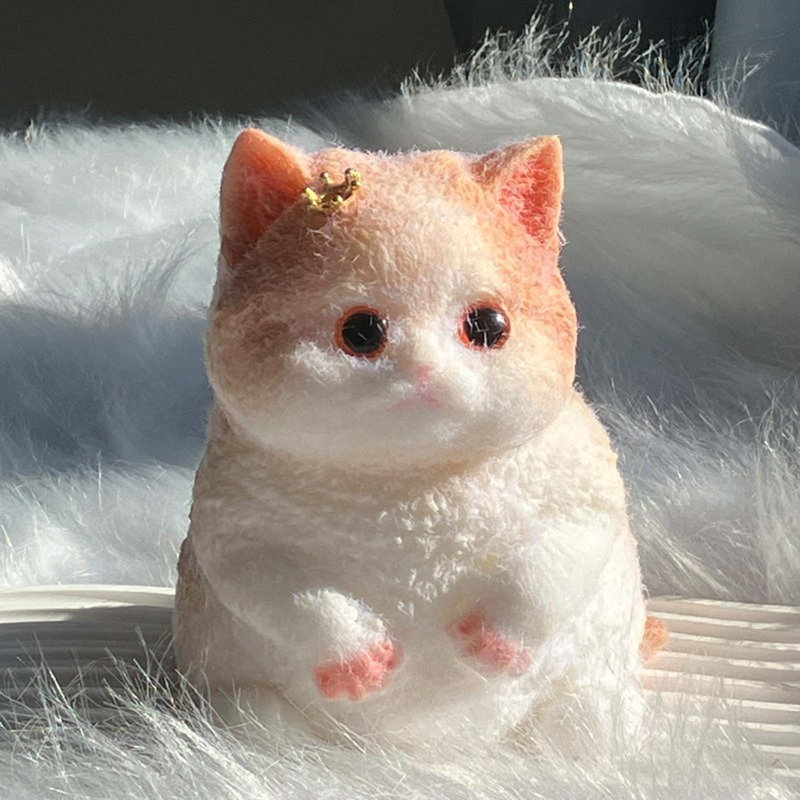 Coussin pelucheux très doux pour chat F