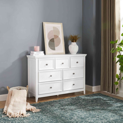 Commode moderne à 7 tiroirs, commode à tiroirs et rangement pour vêtements, armoire de rangement pour le salon