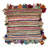 Rafi Multicolor Striped Chindi Hand-Woven Throw Pillow Cover-1065412710-1065412709