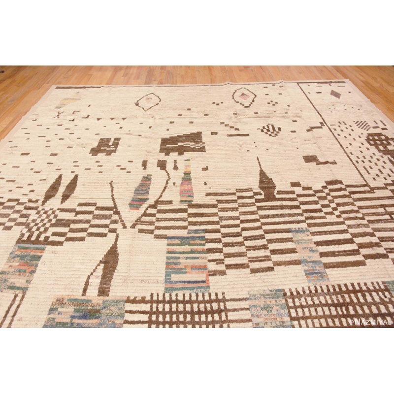 One-of-a-Kind 12'6" X 14' Hand Knotted Area Rug