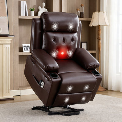 Fauteuil releveur électrique surdimensionné pour personnes âgées, grandes et grandes