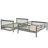 Full Size Bunk Bed With Twin Trundle, Gray. Frame. Ample Storage. Great For Bedroom Or Dorm. No Box Spring Necessary Solid Wood. Versatile-503801784