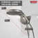 Hydrorain 5 Spray Dual Shower Head and Handheld Shower with Lumicoat and H2Okinetic 1.75 GPM