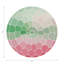 Mosaico Palm Beach Vegan Leather Round Coasters-2083595006