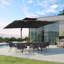 Gerken 116' Square Cantilever Umbrella, Weighted Base Does Not Include-1603812159-1557226375-1557226374
