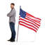 Accroche en carton american flag