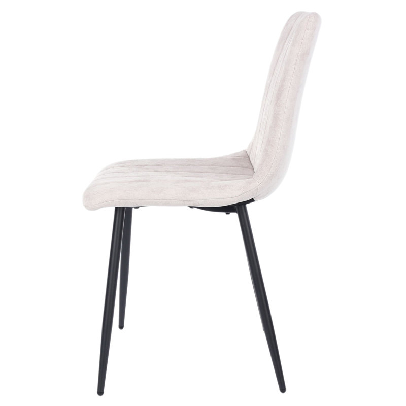 Kalie PAIR of Upholstered Dining Chairs, Natural