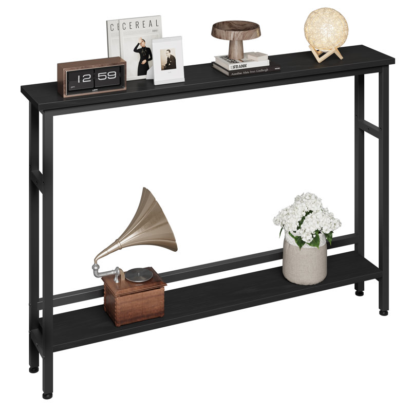 Synthetic Laminate Steel Standing Desk, Black