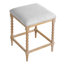Ensemble de 2 tabourets de comptoir de 26 pouces avec siège rembourré, structure en bois d'acacia massif, confort rembourré de mousse, conception aérée pour cuisine et bar-1111742960