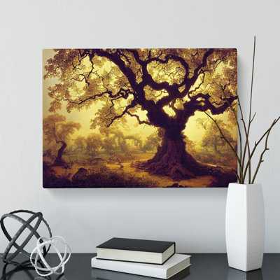 Angelical Oak Tree - Wrapped Canvas