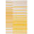 Lobato Kilim Hand Woven Flat Weave Wool/Cotton Striped Rug in Gold/Ivory-93805015
