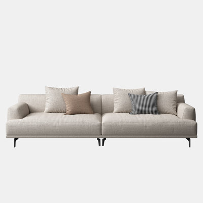 Kunming Square Arm Sofa with pillows
