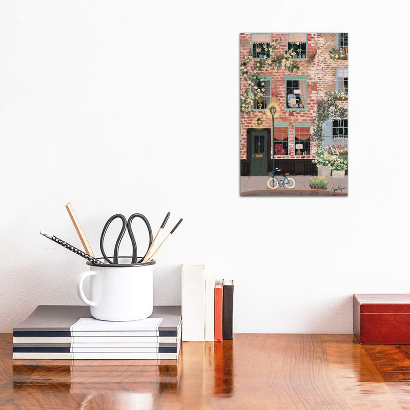 Around The Corner by Joy Laforme - Wrapped Canvas Print, 20.32 cm H x 30.48 cm W