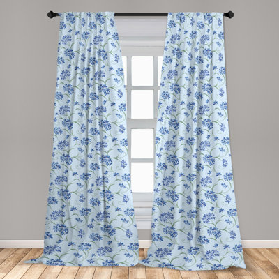 Bjarki Semi Sheer Curtain Pair