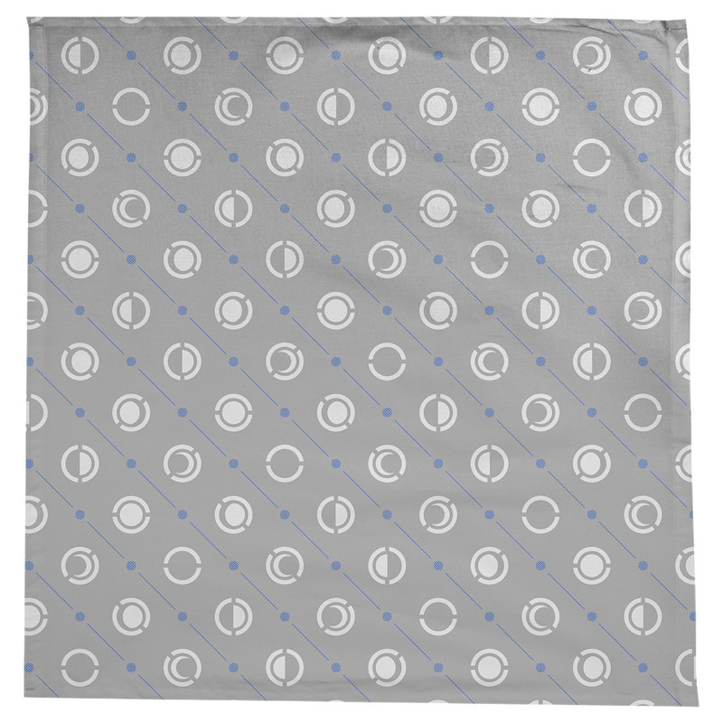 Nappe des phases de lune classiques, Gris / bleu / blanc