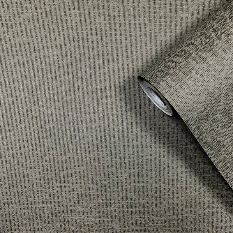 Boutique Shimmery Weave Wallpaper Roll, Bronze