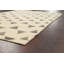 Tapis unique en laine noué à la main beige et noir nouvel âge 4 pi x 6 pi 1 po