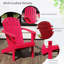 Chaise de patio Adirondack avec dossier haut inclinable et accoudoirs larges -1503460527