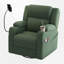 Fauteuil inclinable électrique pivotant avec massage et chauffage, support pour téléphone, porte-gobelet et rangement-584815429