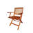 Foldable Patio Dining Set, 4 Folding Chairs