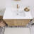 36'' Single Bathroom Vanity with Acrylic Top
