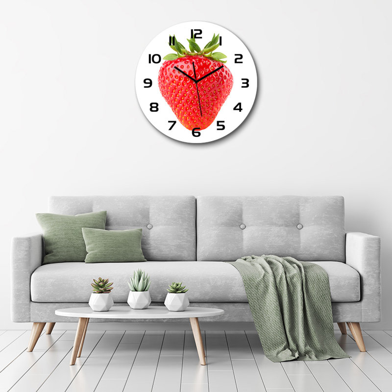 Jeroen Glass Wall Clock