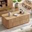 Table basse cannelée de 52 po avec 4 tiroirs-1679372016
