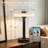 12" Modern Metal LED Rechargeable Table Lamp with Touch Dimmable Light-570386967