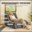 Fauteuil à billes ergonomique avec soutien du corps à 5 positions pour un confort et un style ultimes
