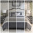 Luxury 5 Piece Bedding Sets, Polyester Jacquard Striped Home Comfort