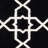 Rodgers Hand Woven Flat Weave Wool/Cotton Geometric Rug in Ivory/Black-1156937016