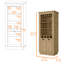 Armoire de rangement élégante pour votre collection de vin-1966326939