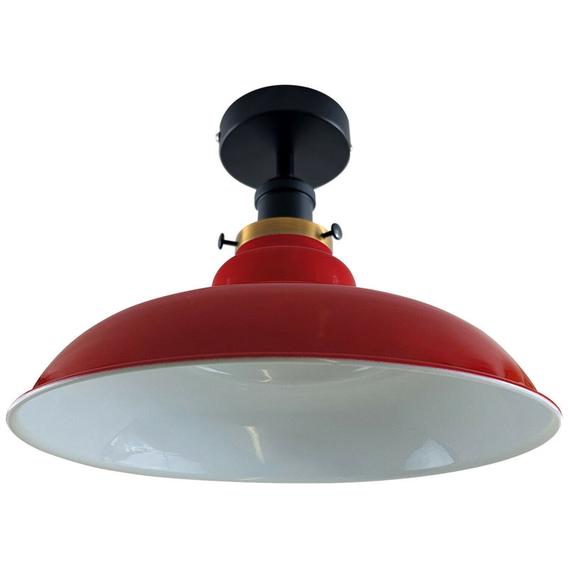 Kunze Flush Mount, Red