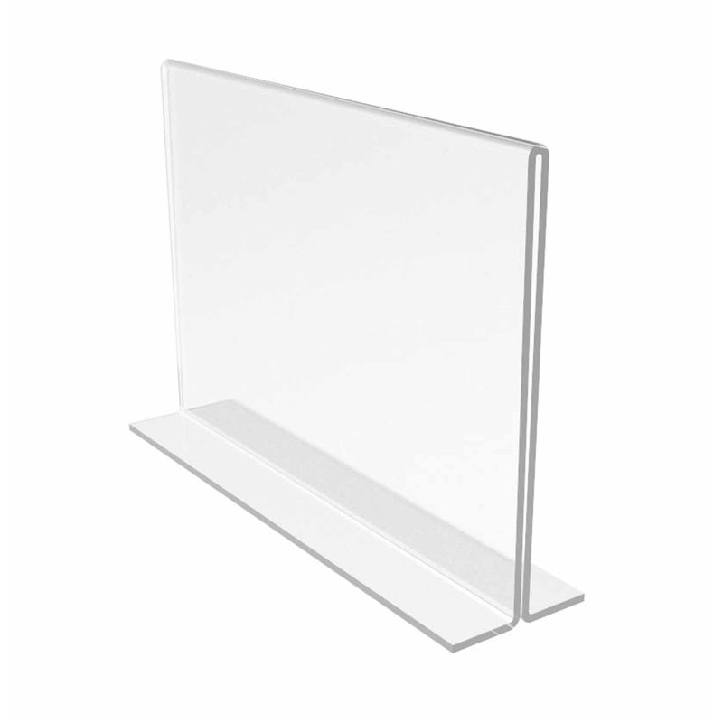 Porte-affiche pour dessus de table Cadre de tente de table horizontale