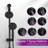 Modern Combination Shower System with Dual Shower Heads and Adjustable Handheld Sprayer-64465899