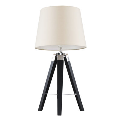 Bella Vista Wood Tripod Lamp