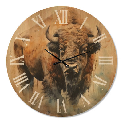 Horloge murale Buffalo Majesty