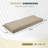 Lucy Eider & Ivory Outdoor 3" Bench Seat Cushion-758799034