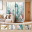 Cloison pliante 4 panneaux Royal Marine Seahores, récif de corail, style aquarelle, toile, séparateur de pièce-134490670-134490669