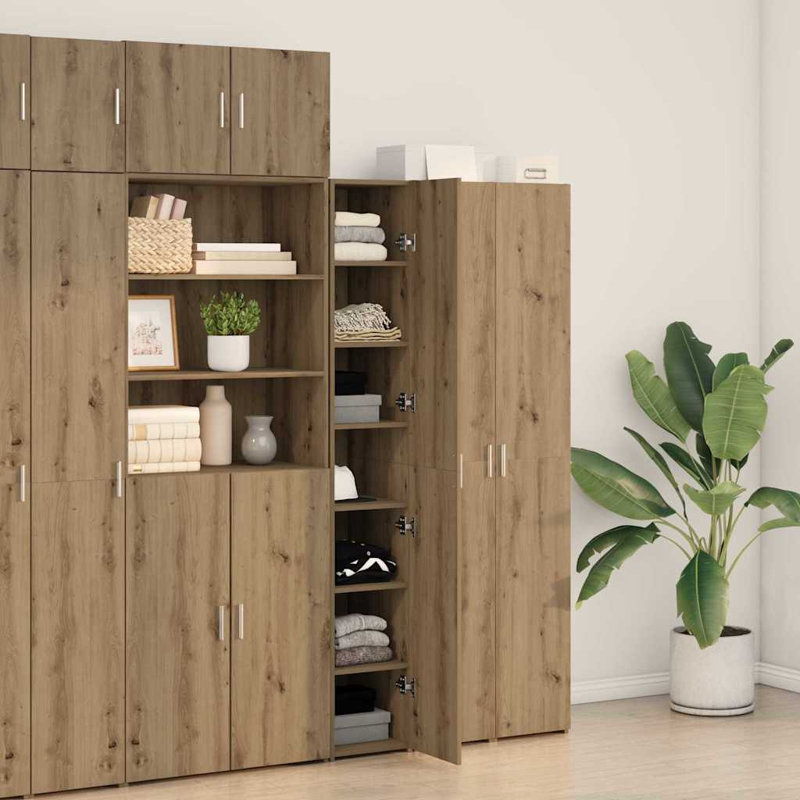 Highboard 30X42.5X185 Cm Engineered Wood, Artisan Oak