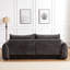 Fauteuil inclinable en laine d'agneau gris Mid-Century inspiré du milieu du siècle - confortable et élégant pour les espaces